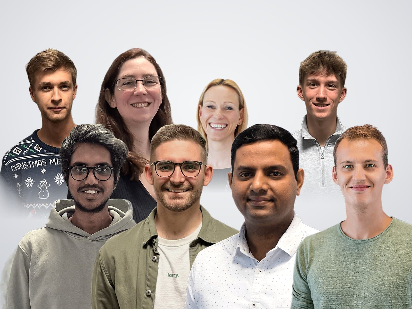 Das Team hinter MeteoRisk: acht Mitarbeitende von Q.met